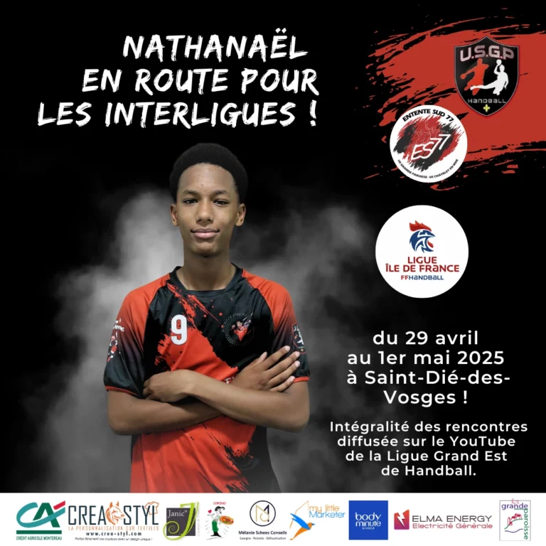Nathanël en route pour les interligues